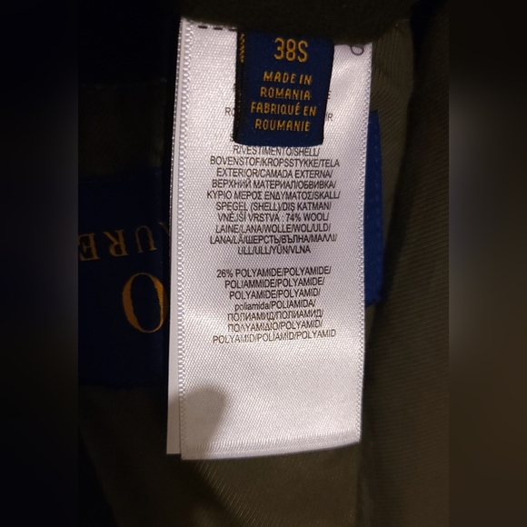 *SOLD IN STORE* New Polo Ralph Lauren men's wool coat - Picture 7 of 10